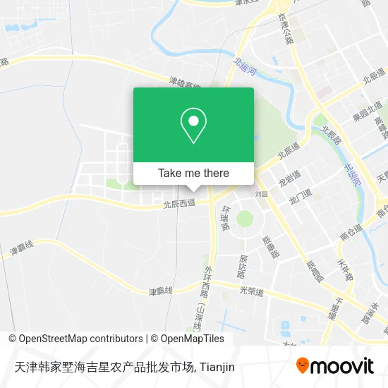 天津韩家墅海吉星农产品批发市场 map