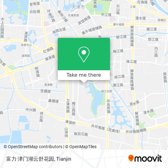 富力·津门湖云舒花园 map
