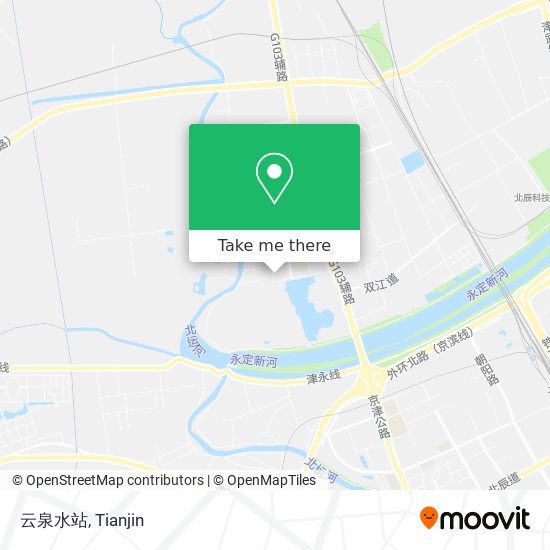 云泉水站 map