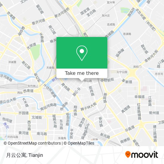 月云公寓 map