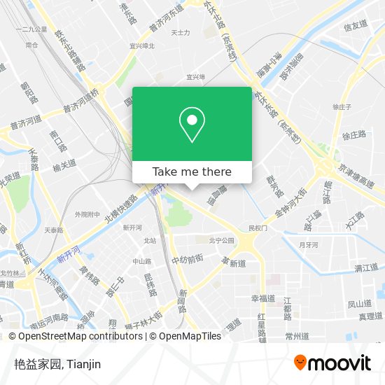 艳益家园 map