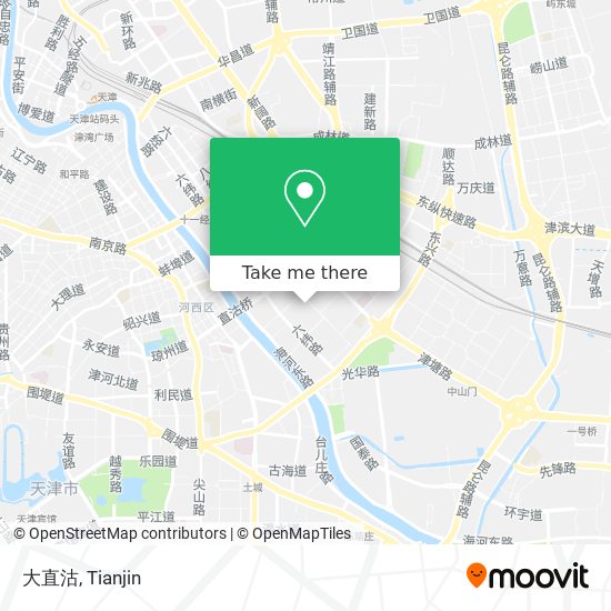 大直沽 map