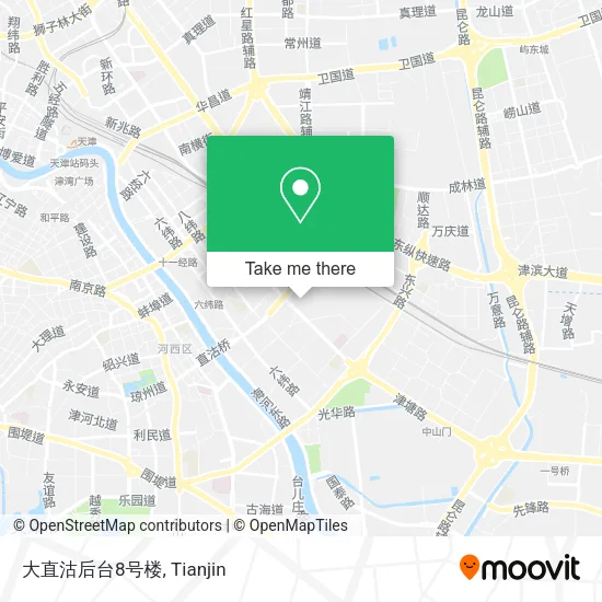 大直沽后台8号楼 map