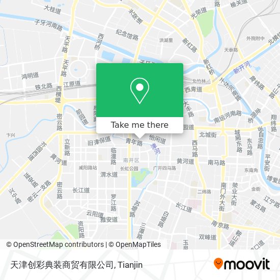 天津创彩典装商贸有限公司 map