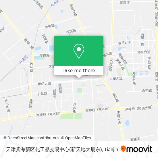 天津滨海新区化工品交易中心(新天地大厦东) map
