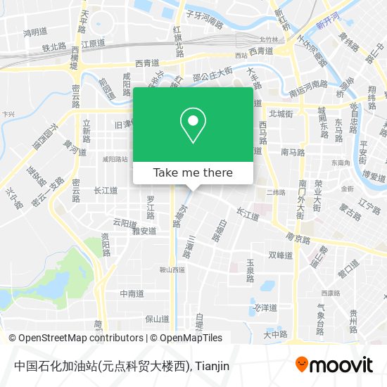 中国石化加油站(元点科贸大楼西) map