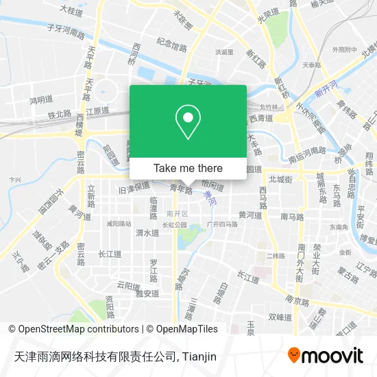 天津雨滴网络科技有限责任公司 map