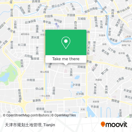 天津市规划土地管理 map