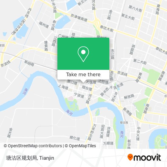 塘沽区规划局 map