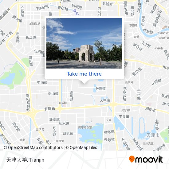 天津大学 map