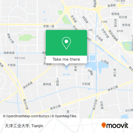 天津工业大学 map