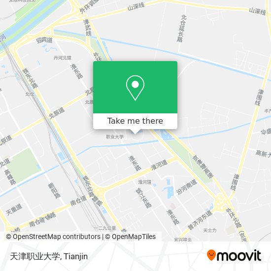 天津职业大学 map