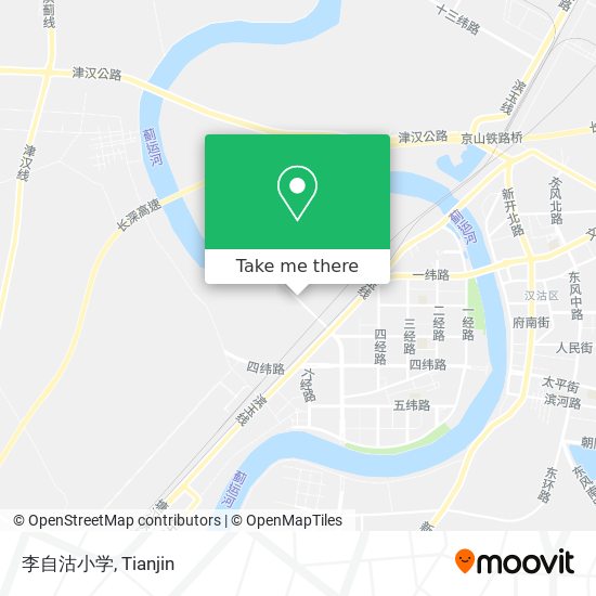 李自沽小学 map