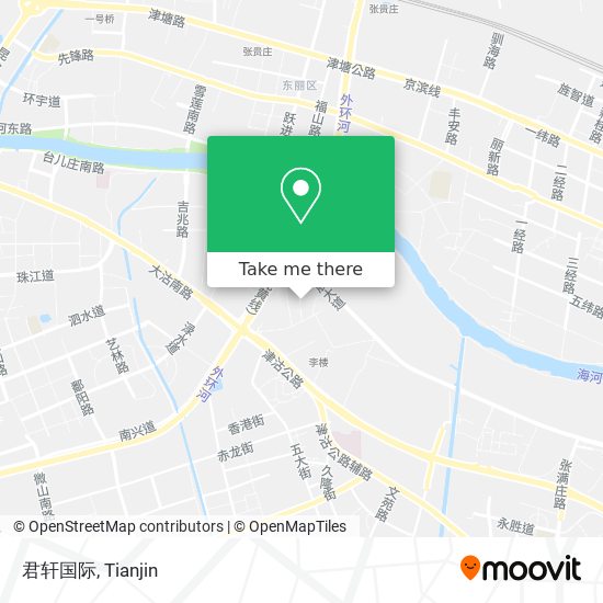 君轩国际 map