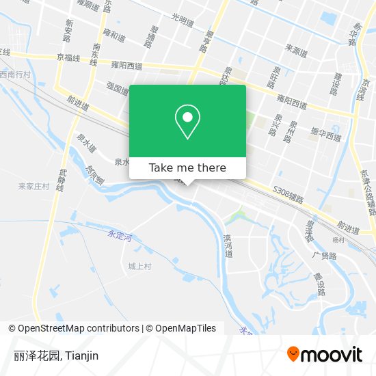 丽泽花园 map