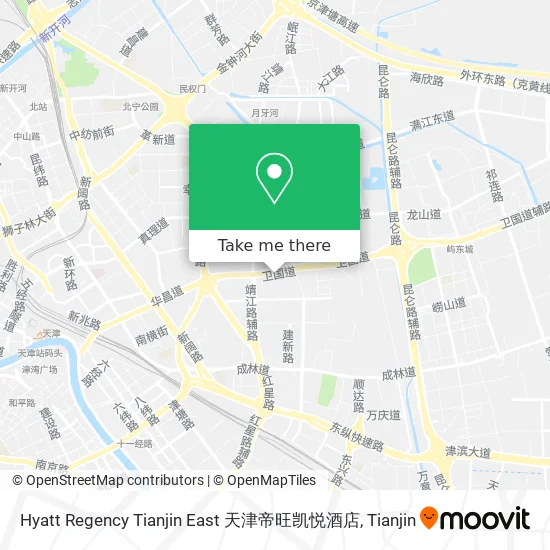 Hyatt Regency Tianjin East 天津帝旺凯悦酒店 map