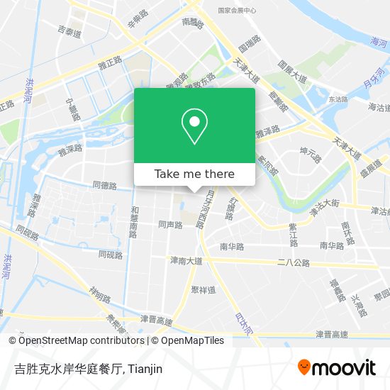 吉胜克水岸华庭餐厅 map