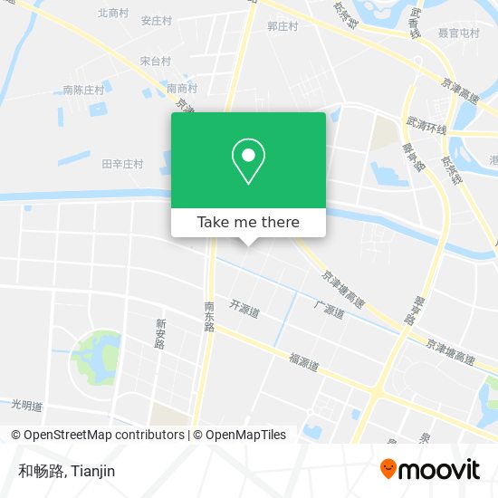 和畅路 map