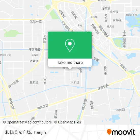 和畅美食广场 map