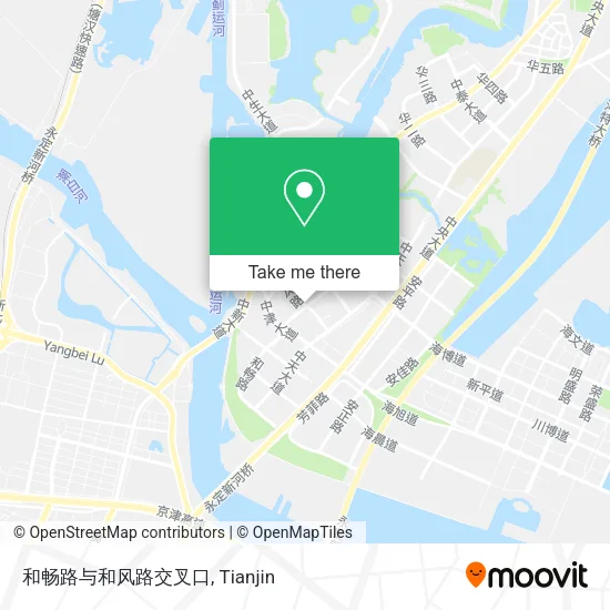 和畅路与和风路交叉口 map