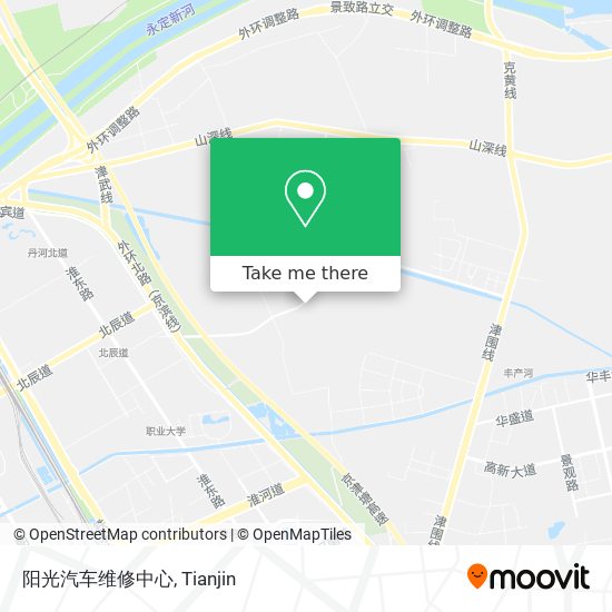 阳光汽车维修中心 map