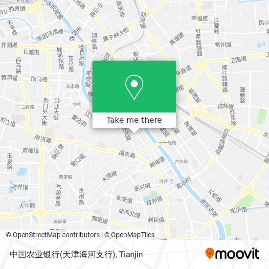 中国农业银行(天津海河支行) map