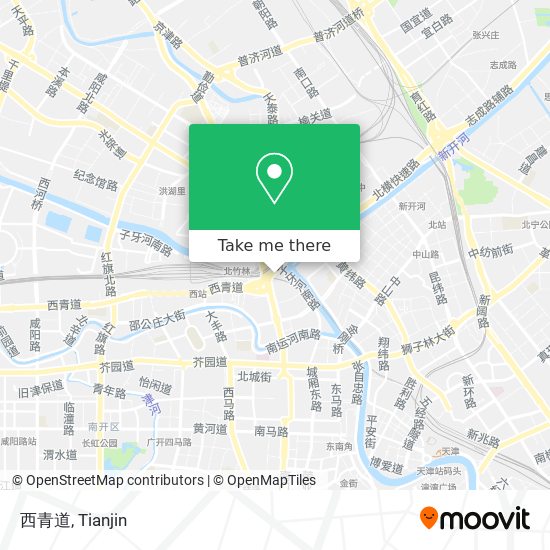 西青道 map