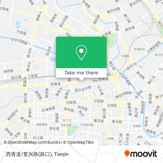 西青道/复兴路(路口) map