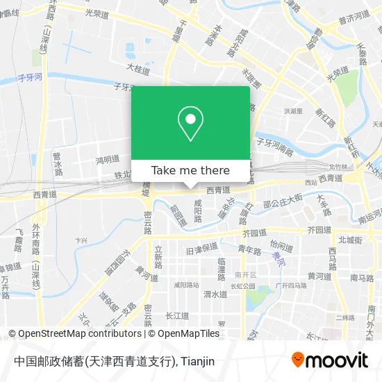 中国邮政储蓄(天津西青道支行) map
