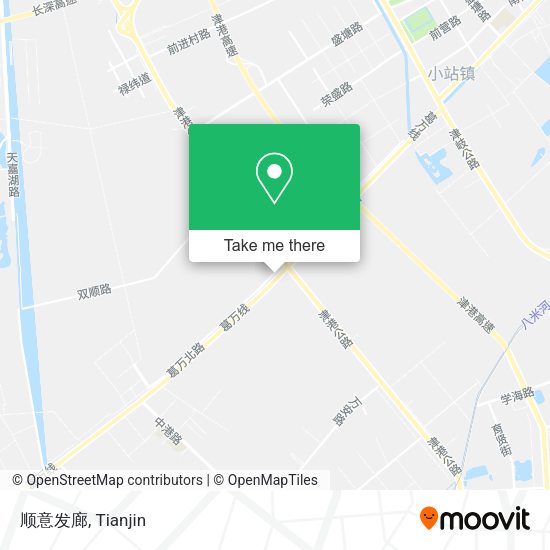 顺意发廊 map