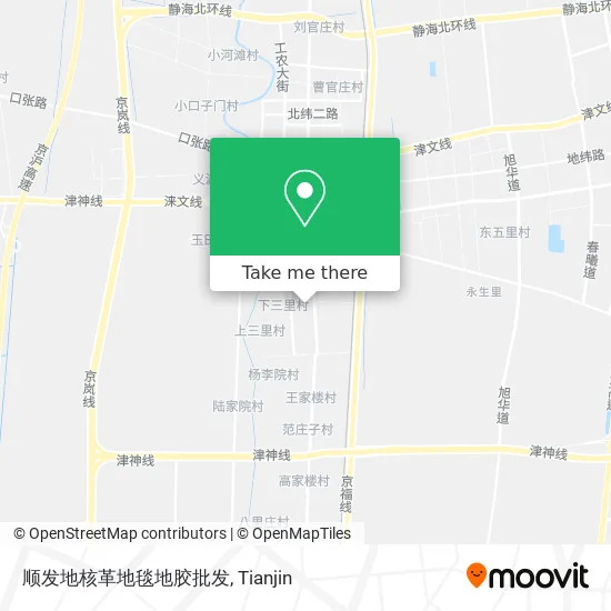 顺发地核革地毯地胶批发 map