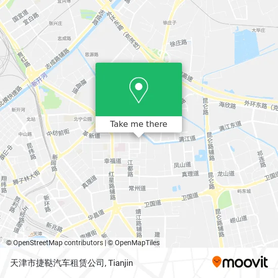 天津市捷鞑汽车租赁公司 map