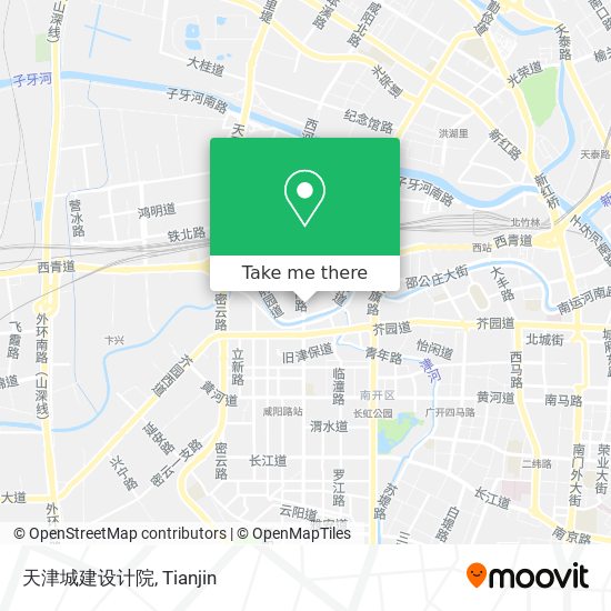 天津城建设计院 map