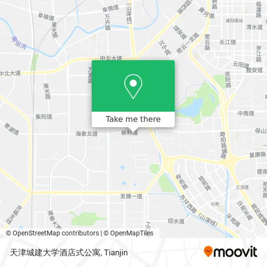 天津城建大学酒店式公寓 map