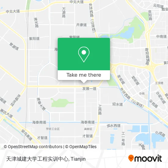 天津城建大学工程实训中心 map