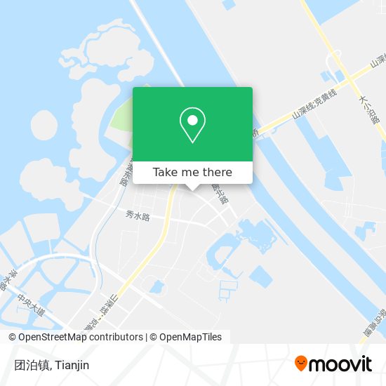 团泊镇 map