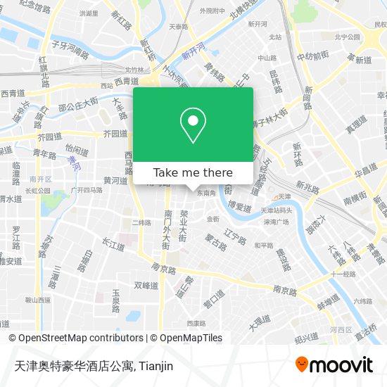 天津奥特豪华酒店公寓 map