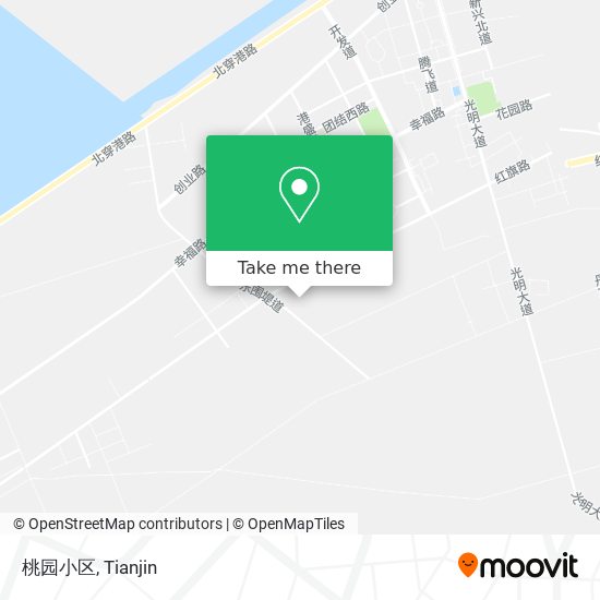 桃园小区 map