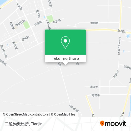 二道沟派出所 map