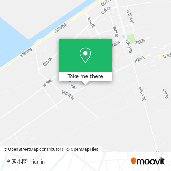 李园小区 map
