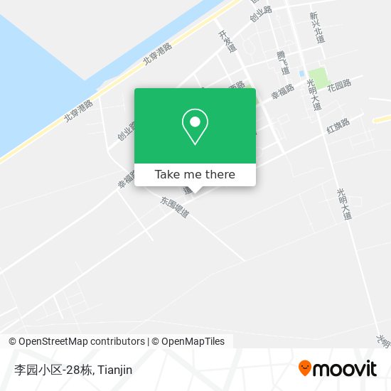 李园小区-28栋 map