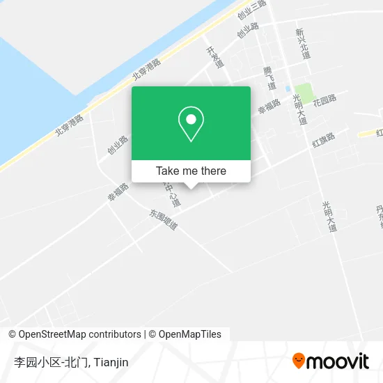 李园小区-北门 map