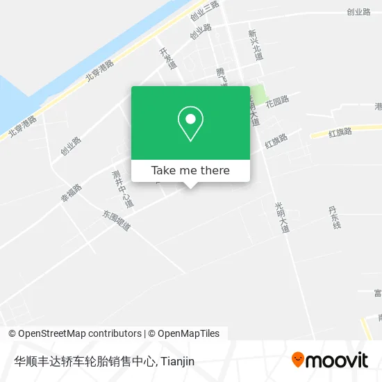 华顺丰达轿车轮胎销售中心 map