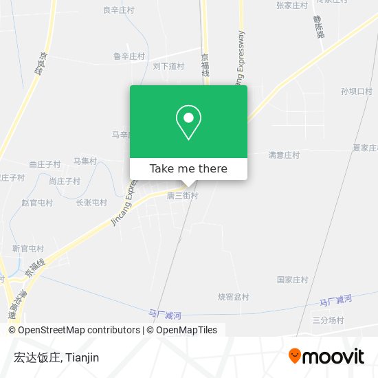 宏达饭庄 map