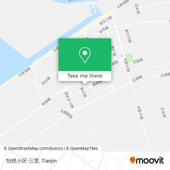 怡然小区-三里 map