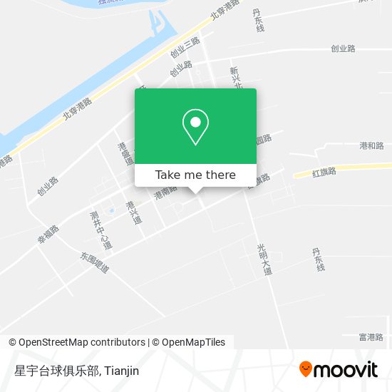 星宇台球俱乐部 map
