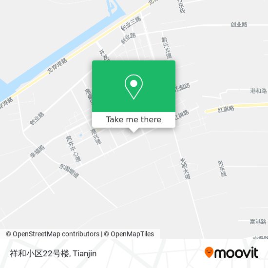 祥和小区22号楼 map