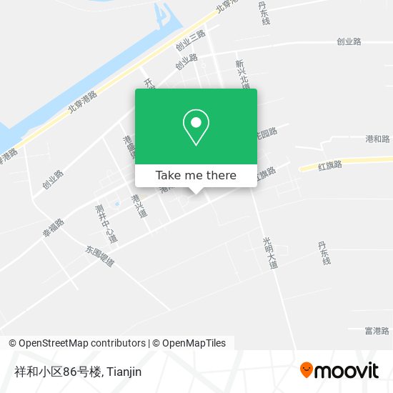 祥和小区86号楼 map