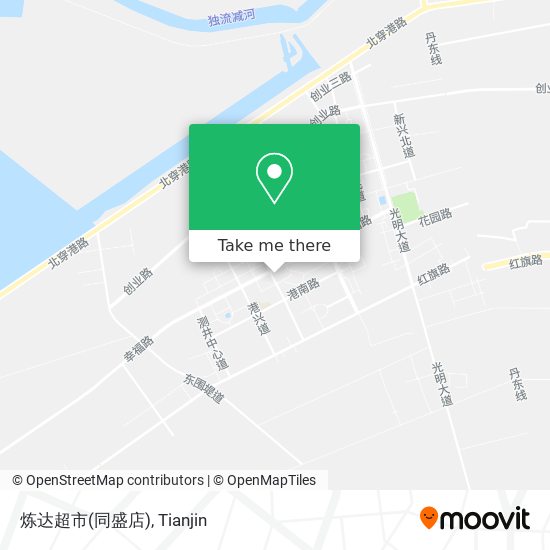 炼达超市(同盛店) map