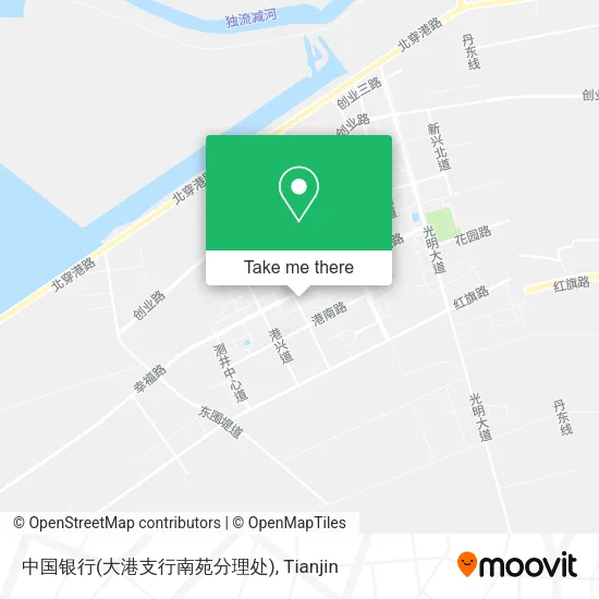 中国银行(大港支行南苑分理处) map